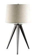 Sabat Tripod Base Table Lamp Black and Light Grey - My Sweet Home Furniture (Queens, NY)
