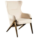 Walker Upholstered Accent Chair Cream and Bronze - My Sweet Home Furniture (Queens, NY)