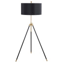 Zabka Tripod Floor Lamp Black and Gold - My Sweet Home Furniture (Queens, NY)