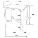 Baldwin End & Side Table - My Sweet Home Furniture (Queens, NY)