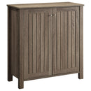 Marisa 4-shelf Shoe Cabinet Dark Taupe - My Sweet Home Furniture (Queens, NY)