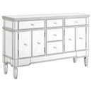 Duchess 5-drawer Accent Cabinet Silver - My Sweet Home Furniture (Queens, NY)