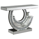 Imogen Multi-dimensional Console Table Silver - My Sweet Home Furniture (Queens, NY)