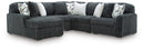 Midnight-Madness Sectional with Chaise