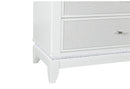 Alina White Bed Group with LED