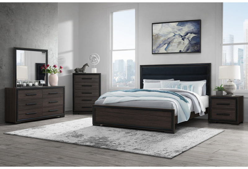 Amelia Brown Bed Group - My Sweet Home Furniture (Queens, NY)