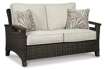 Paradise Trail Outdoor Loveseat, Lounge Chairs and Fire Pit Table - My Sweet Home Furniture (Queens, NY)