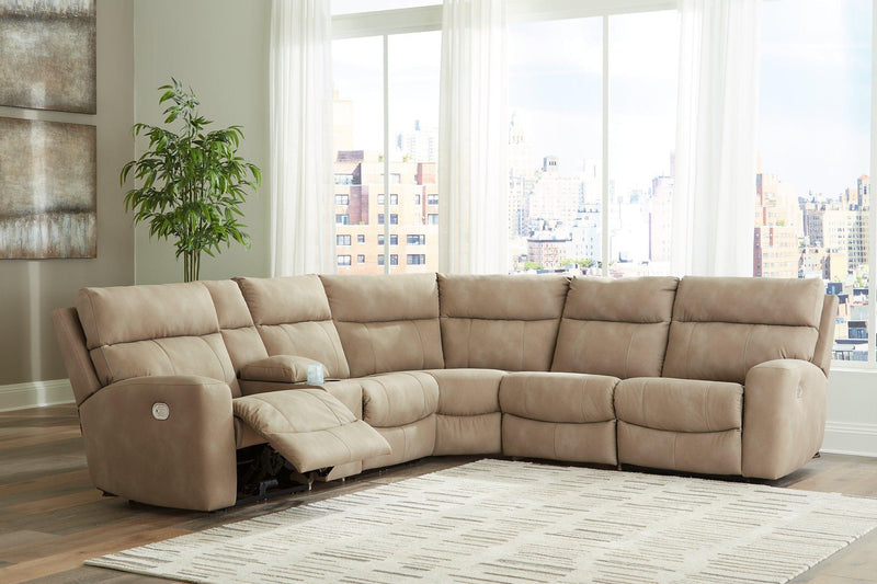 Next-Gen DuraPella Power Reclining Sectional - My Sweet Home Furniture (Queens, NY)