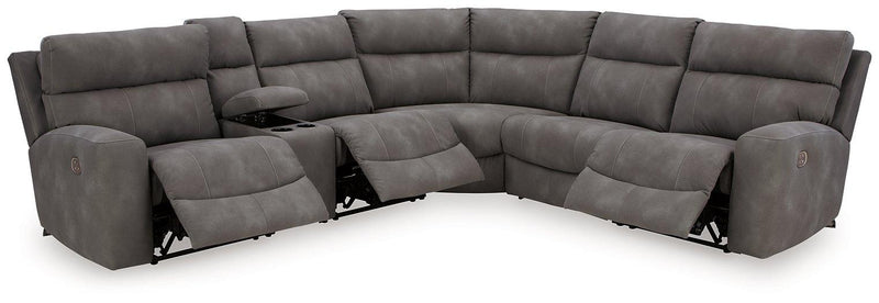 Next-Gen DuraPella Power Reclining Sectional - My Sweet Home Furniture (Queens, NY)