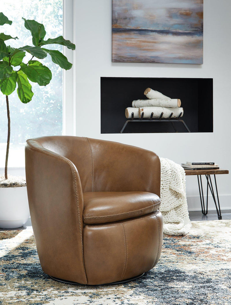 Kierreys Swivel Accent Chair - My Sweet Home Furniture (Queens, NY)