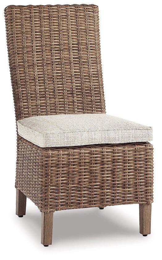Beachcroft Outdoor Side Chair with Cushion (Set of 2) - My Sweet Home Furniture (Queens, NY)