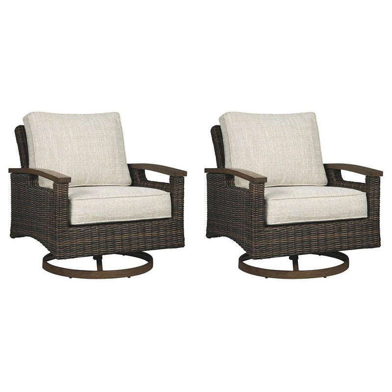 Paradise Trail Outdoor Sofa, Lounge Chairs and Fire Pit Table - My Sweet Home Furniture (Queens, NY)