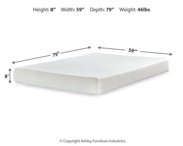 Chime 8 Inch Memory Foam Mattress in a Box - My Sweet Home Furniture (Queens, NY)