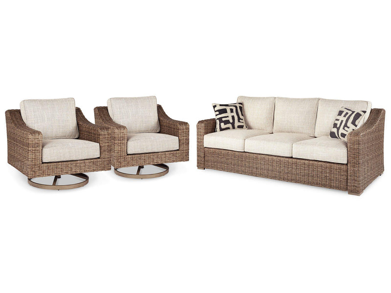 Beachcroft Outdoor Seating Set - My Sweet Home Furniture (Queens, NY)