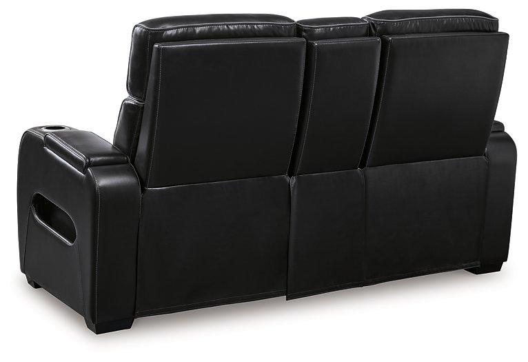 Boyington Power Reclining Loveseat with Console - My Sweet Home Furniture (Queens, NY)