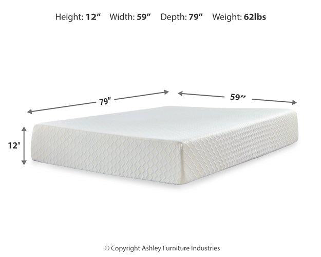 Chime 12 Inch Memory Foam Mattress in a Box - My Sweet Home Furniture (Queens, NY)
