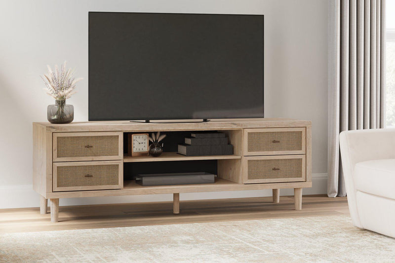 Cielden 72" TV Stand with Electric Fireplace