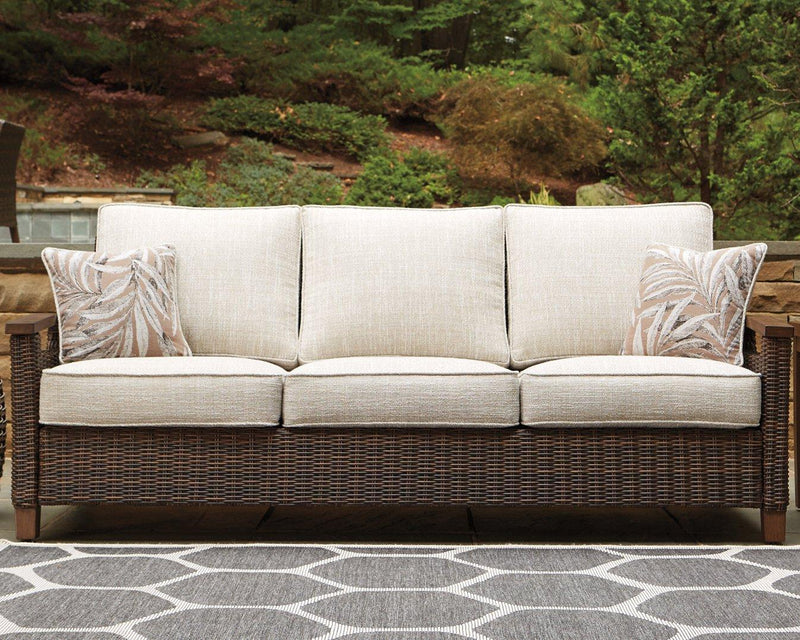 Paradise Trail Outdoor Sofa, Lounge Chairs and Fire Pit Table - My Sweet Home Furniture (Queens, NY)