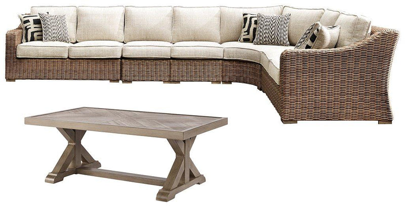 Beachcroft Outdoor Seating Set - My Sweet Home Furniture (Queens, NY)