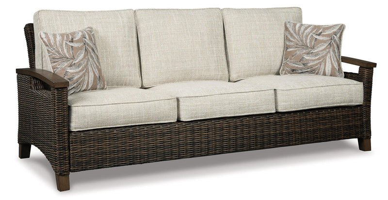 Paradise Trail Outdoor Sofa, Lounge Chairs and Fire Pit Table - My Sweet Home Furniture (Queens, NY)