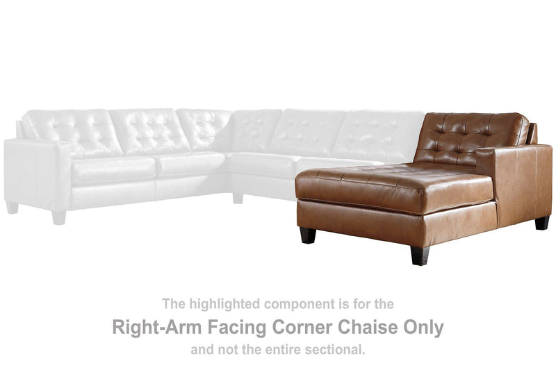 Baskove Sectional with Chaise - My Sweet Home Furniture (Queens, NY)