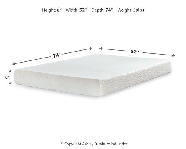 Chime 8 Inch Memory Foam Mattress in a Box - My Sweet Home Furniture (Queens, NY)