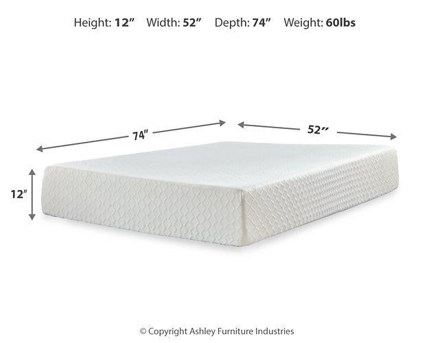 Chime 12 Inch Memory Foam Mattress in a Box - My Sweet Home Furniture (Queens, NY)
