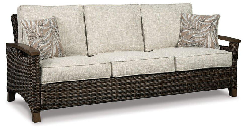 Paradise Trail Outdoor Sofa, Lounge Chairs and Fire Pit Table - My Sweet Home Furniture (Queens, NY)
