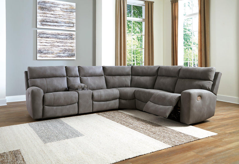 Next-Gen DuraPella Power Reclining Sectional - My Sweet Home Furniture (Queens, NY)
