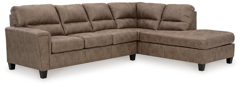 Navi 2-Piece Sectional Sofa Sleeper Chaise