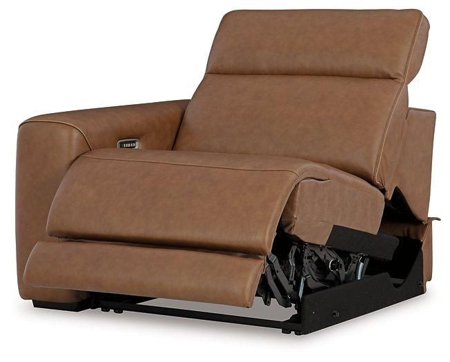 Magic Man Power Reclining Sectional with Console - My Sweet Home Furniture (Queens, NY)