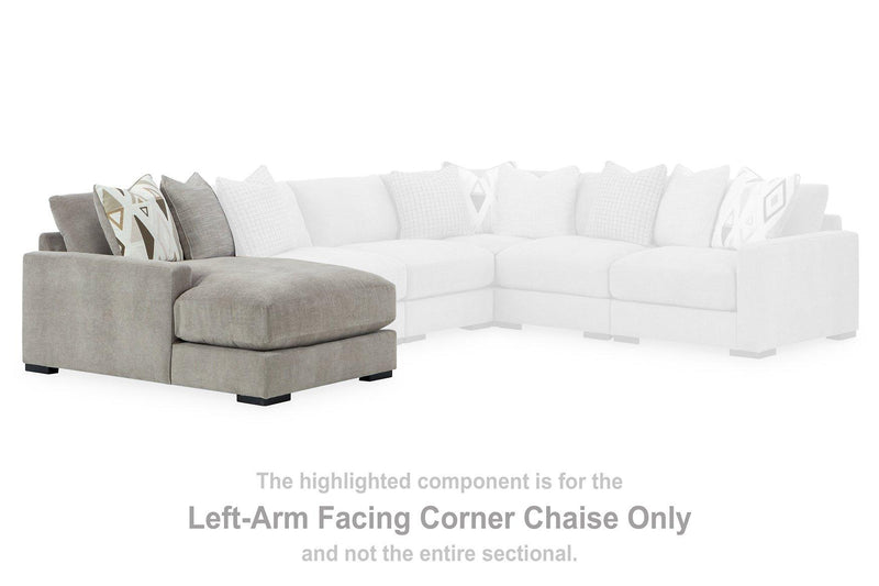 Aslan Court Sectional with Chaise - My Sweet Home Furniture (Queens, NY)