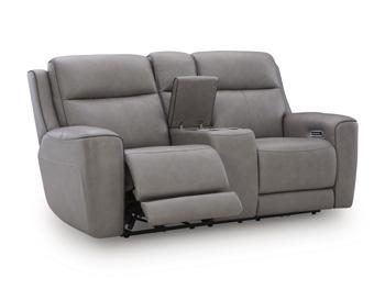 5Z-Comfort Power Reclining Loveseat with Console