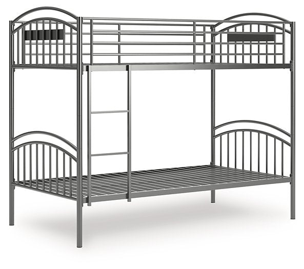 Lanceburg Bunk Bed with Ladder - My Sweet Home Furniture (Queens, NY)