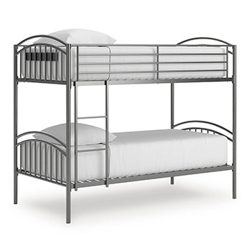 Lanceburg Bunk Bed with Ladder - My Sweet Home Furniture (Queens, NY)