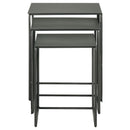 Imez 3-piece Rectangular Metal Nesting Table Grey - My Sweet Home Furniture (Queens, NY)