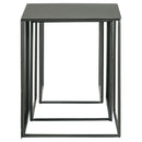 Imez 3-piece Rectangular Metal Nesting Table Grey - My Sweet Home Furniture (Queens, NY)