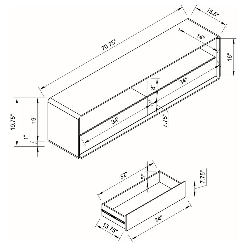 Ellice TV Stands - My Sweet Home Furniture (Queens, NY)
