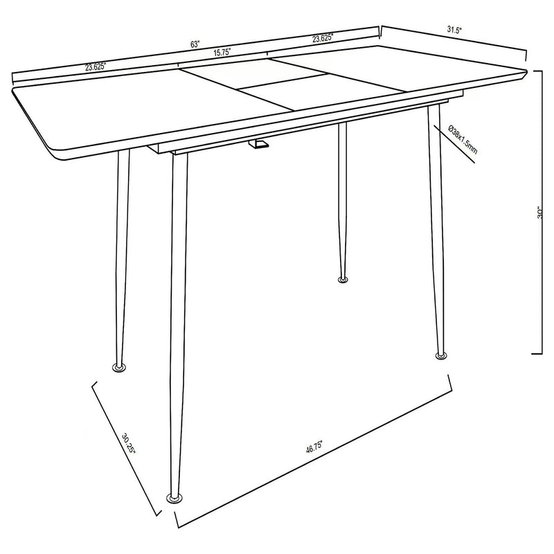 Horizon Dining Tables - My Sweet Home Furniture (Queens, NY)