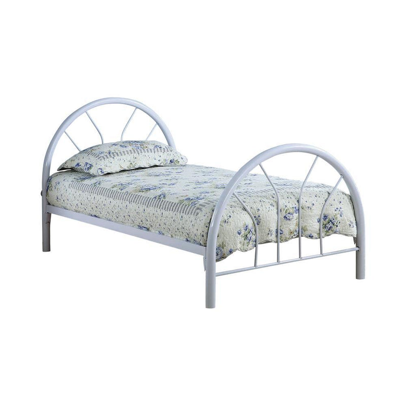 Marjorie Twin Platform Bed Black, Blue, & White - My Sweet Home Furniture (Queens, NY)