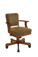 Mitchell Upholstered Game Chair Olive-brown and Amber - My Sweet Home Furniture (Queens, NY)