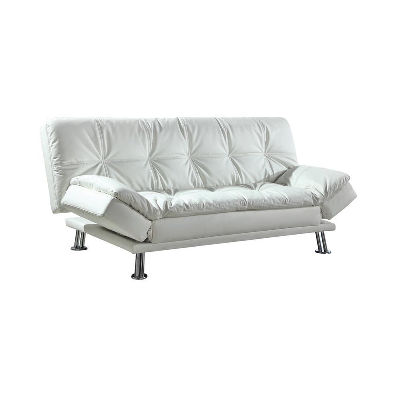 Dilleston Tufted Back Upholstered Sofa Bed Grey - My Sweet Home Furniture (Queens, NY)