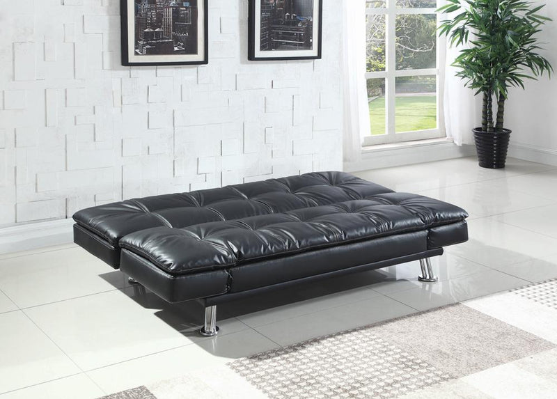 Dilleston Tufted Back Upholstered Sofa Bed Grey - My Sweet Home Furniture (Queens, NY)