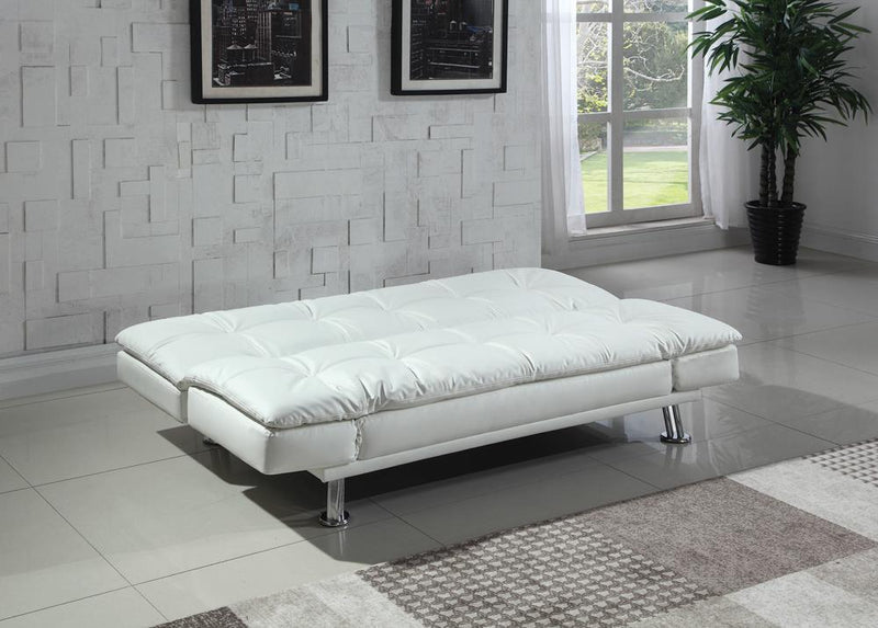 Dilleston Tufted Back Upholstered Sofa Bed Grey - My Sweet Home Furniture (Queens, NY)