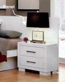 Jessica Nightstand Panels White (Set of 2) - My Sweet Home Furniture (Queens, NY)