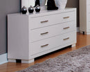 Jessica 6-drawer Dresser White - My Sweet Home Furniture (Queens, NY)