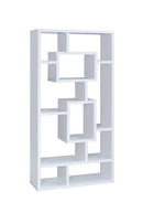 Howie 10-shelf Bookcase White - My Sweet Home Furniture (Queens, NY)