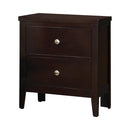 Carlton 2-drawer Rectangular Nightstand Cappuccino - My Sweet Home Furniture (Queens, NY)