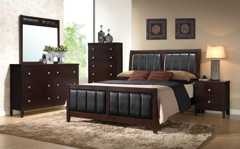 Carlton 6-drawer Rectangular Dresser Cappuccino - My Sweet Home Furniture (Queens, NY)
