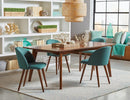 Malone Rectangular Dining Table Dark Walnut - My Sweet Home Furniture (Queens, NY)